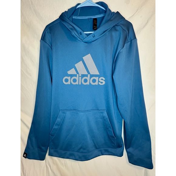 Women’s Adidas Hoodie Pullover, L, Blue - Picture 1 of 16